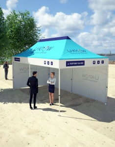 Tente Aluminium 6x3m 2
