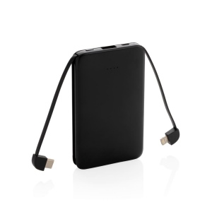Batterie de secours 5000 mAh avec câbles intégrés 4