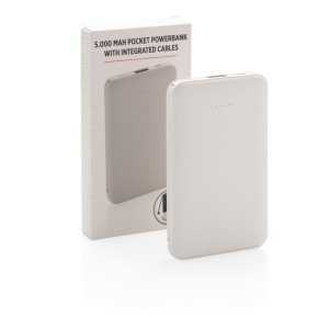 Batterie de secours 5000 mAh avec câbles intégrés 22