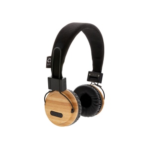 Casque audio sans fil en bambou 3