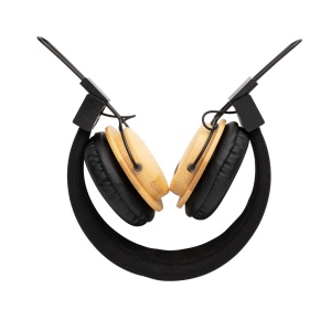 Casque audio sans fil en bambou 8