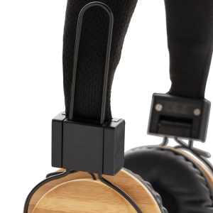 Casque audio sans fil en bambou 9