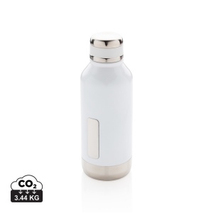 Bouteille étanche avec plaque 3