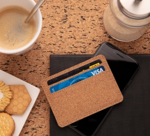 Porte-cartes anti RFID en liège 13