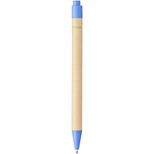 Stylo bille en carton recyclé et plastique de maïs Berk (encre noire) 18
