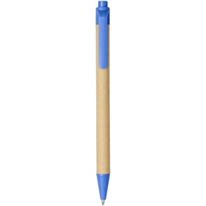 Stylo bille en carton recyclé et plastique de maïs Berk (encre noire) 8
