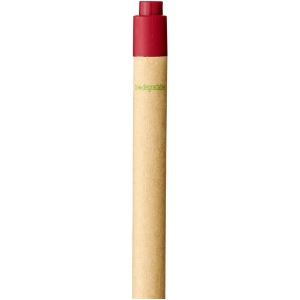 Stylo bille en carton recyclé et plastique de maïs Berk (encre noire) 31