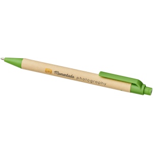 Stylo bille en carton recyclé et plastique de maïs Berk (encre noire) 14