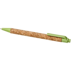 Stylo bille Midar en liège et paille de blé (encre noire) 21