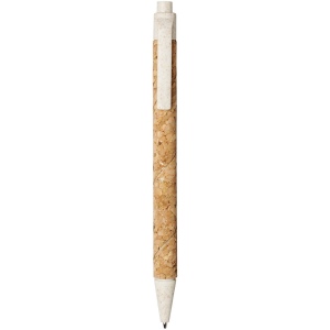 Stylo bille Midar en liège et paille de blé (encre noire) 7