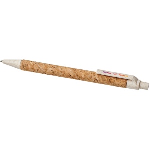 Stylo bille Midar en liège et paille de blé (encre noire) 11