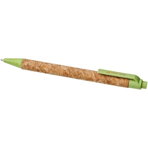 Stylo bille Midar en liège et paille de blé (encre noire) 13