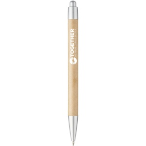 Stylo bille Tiflet en papier recyclé (encre noire) 3