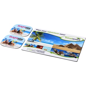 Ensemble de tapis de souris et de dessous de verre Brite-Mat® 3 5