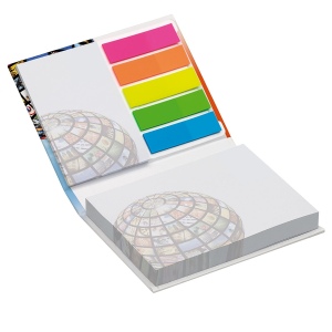Combo notes adhésives avec couverture rigide 4