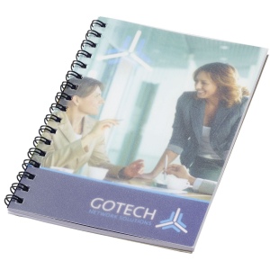 Cahier Desk-Mate® A6 à spirales avec couverture polypropylène 3
