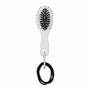 Brosse de voyage avec élastiques à cheveux COIFFEUR 3