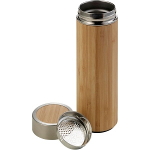 Bouteille isotherme de 420 ml en bambou Yara 3