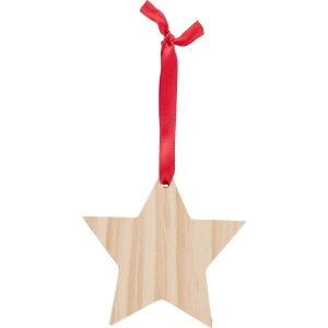 Décoration de Noël en bois Étoile Caspian 2