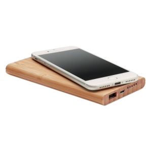 Powerbank/chargeur en bambou - ARENA 3