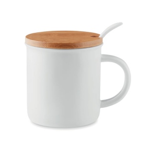 Mug porcelaine avec cuillère - KENYA 3