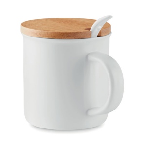 Mug porcelaine avec cuillère - KENYA