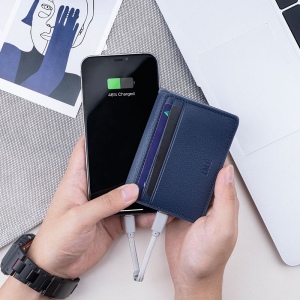 Ine The Wallet - Porte-cartes anti-RFID en Cuir Recyclé 4