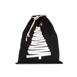 Sac coton à cordon motif sapin 3