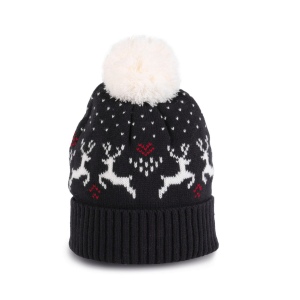 Bonnet de Noël motifs rennes 9