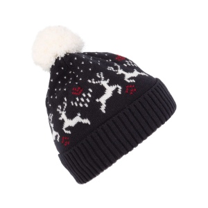Bonnet de Noël motifs rennes 10
