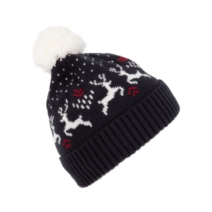 Bonnet de Noël motifs rennes 4