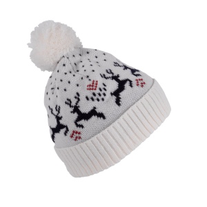 Bonnet de Noël motifs rennes 3