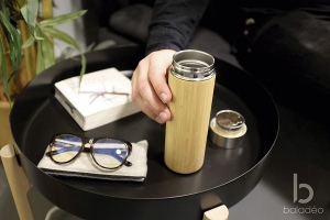 Bouteille isotherme 'Onsen' bambou, avec infuseur, 480 ml 7