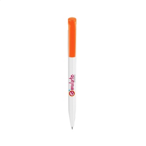 Stylo à encre bleue de la marque Stilolinea®, avec bouton poussoir coloré 3