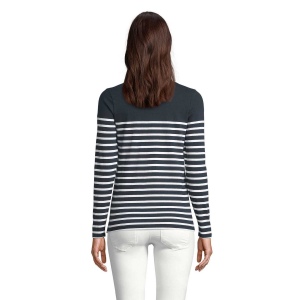 Tee-shirt femme manches longues rayé - MATELOT LSL WOMEN 14