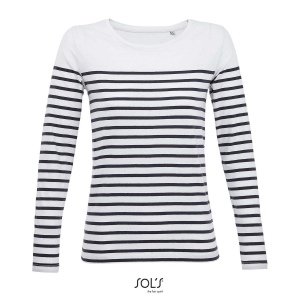 Tee-shirt femme manches longues rayé - MATELOT LSL WOMEN 6