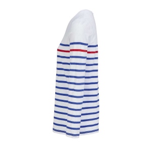 Tee-shirt femme manches longues rayé - MATELOT LSL WOMEN 28