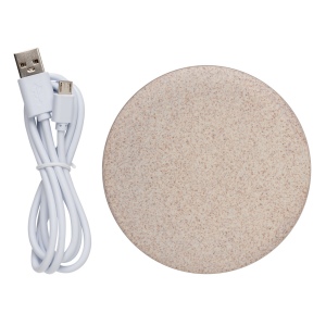 Chargeur à induction 5W en fibre de paille 5