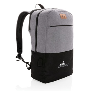 Sac à dos ordinateur 15,6" avec USB et anti RFID 12