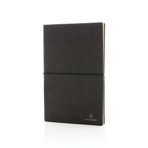 Carnet de notes A5 en cuir recyclé GRS 15