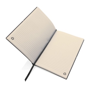 Carnet de notes A5 en cuir recyclé GRS 17