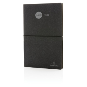 Carnet de notes A5 en cuir recyclé GRS 20
