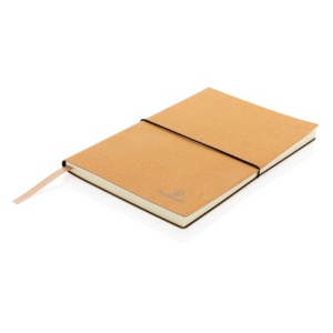 Carnet de notes A5 en cuir recyclé GRS 30
