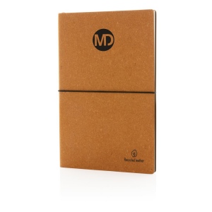 Carnet de notes A5 en cuir recyclé GRS 34