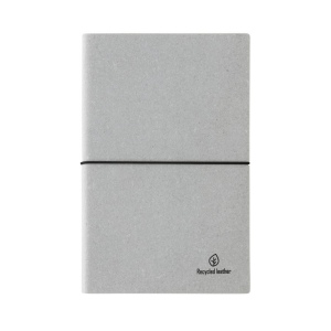 Carnet de notes A5 en cuir recyclé GRS 8