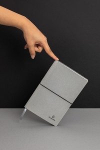 Carnet de notes A5 en cuir recyclé GRS 12