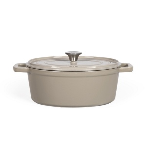 Cocotte ovale en fonte