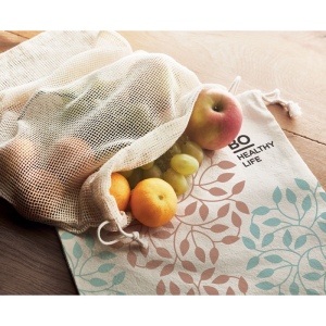 Sac réutilisable filet coton - VEGGIE 5
