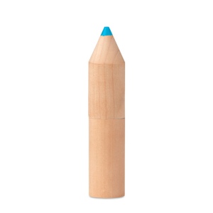 6 crayons dans un étui en bois - PETIT COLORET
