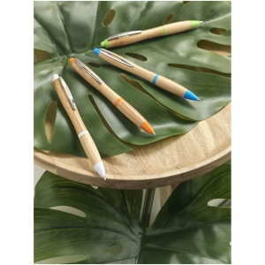 Stylo bille en bambou Nash (encre bleue) 32
